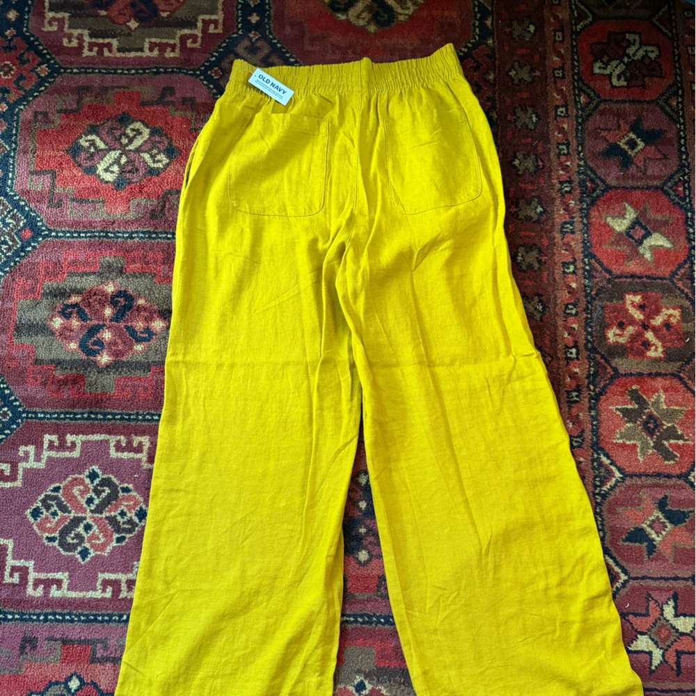 Old Navy Mustard Wide Leg Pants